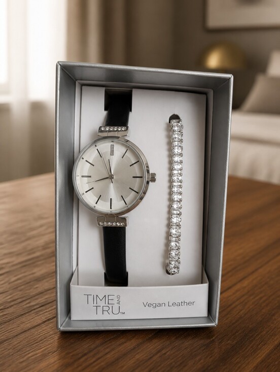 Time and Tru Accessories - Time And Tru Watch with Bracelet Set